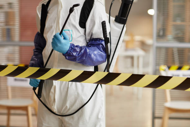 Professional Blood Cleanup technician working in Aston, PA